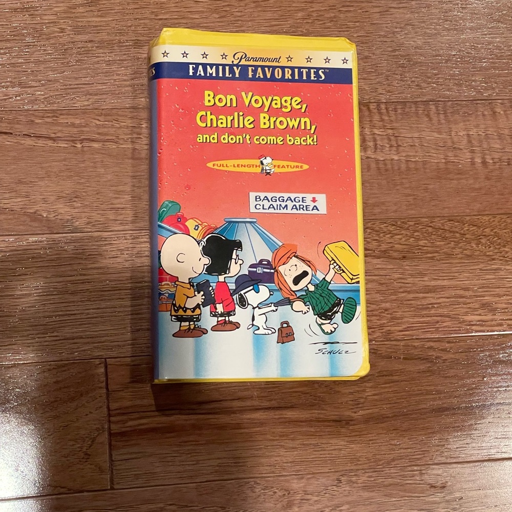 Paramount Pictures- Bon Voyage, Charlie Brown (and don’t come back) VHS